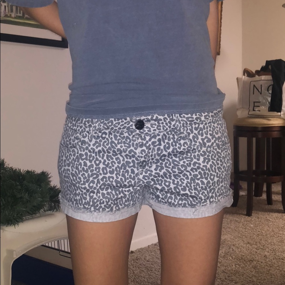 Leopard shorts